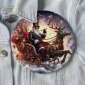Weihnachtsbaum/Rentiersteampunkt Weihnachten/Winte Button (Beispiel)