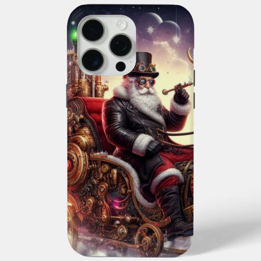 Weihnachtsbaum/Rentiersteampunkt Weihnachten/Winte Case-Mate iPhone Hülle (Rückseite)