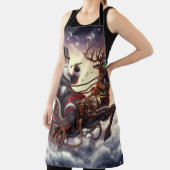 Weihnachtsbaum/Rentiersteampunkt Weihnachten/Winte Schürze (InSitu)