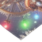 Weihnachtsbaum/Rentiersteampunkt Weihnachten/Winte Tischdecke (Schrägansicht)