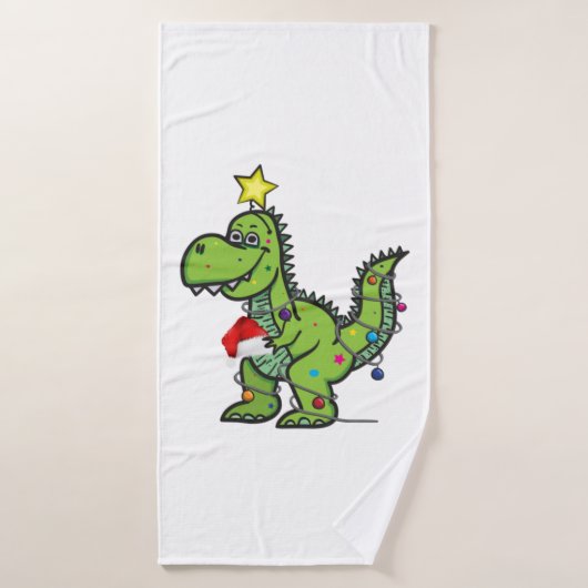 Weihnachtsbaum Rex Badehandtuch (Badehandtuch)