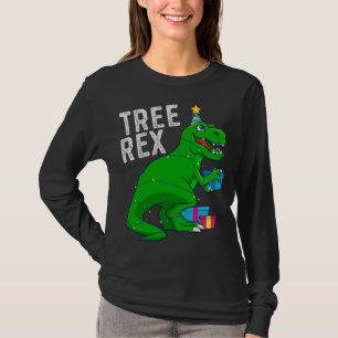 Weihnachtsbaum Rex Dinosaur Xmas Trex Funny T-Shirt