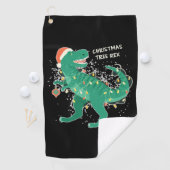 Weihnachtsbaum-Rex Golfhandtuch (Insitu)