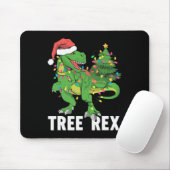 Weihnachtsbaum Rex Xmas Trex Pajamas Männer Mousepad (Mit Mouse)