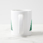 Weihnachtsbaum Riesenkaffee-Tasse Jumbo-Tasse (Rückseite)