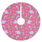 Weihnachtsbaum Rock Candy Fantasy Dream Polyester Weihnachtsbaumdecke (Vorderseite)