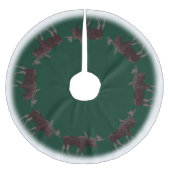Weihnachtsbaum Rock Holiday Moose Decke Polyester Weihnachtsbaumdecke (Vorderseite)