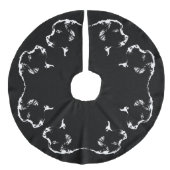 Weihnachtsbaum-Rock-Hunde Tree-Röcke Leinenimitat Weihnachtsbaumdecke (Vorderseite)