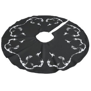 Weihnachtsbaum-Rock-Hunde Tree-Röcke Leinenimitat Weihnachtsbaumdecke