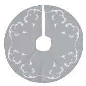 Weihnachtsbaum-Rock-Hunde Tree-Röcke Leinenimitat Weihnachtsbaumdecke (Vorderseite)