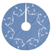 Weihnachtsbaum-Rock-Hunde Tree-Röcke Polyester Weihnachtsbaumdecke (Vorderseite)