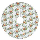 Weihnachtsbaum-Rock-Partridge Polyester Weihnachtsbaumdecke (Vorderseite)