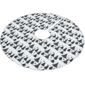 Weihnachtsbaum-Rock Polyester Weihnachtsbaumdecke (Schrägansicht)