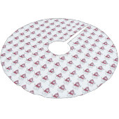 Weihnachtsbaum Rock Snowman Polyester Weihnachtsbaumdecke (Schrägansicht)