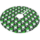 Weihnachtsbaum Rock White Dove Green Polyester Weihnachtsbaumdecke (Schrägansicht)