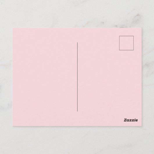 Weihnachtsbaum Rosa Feiertage Ankündigung Postkarte (Rückseite)