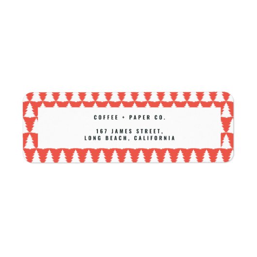 Weihnachtsbaum Rot Moderner Urlaub einfach stilvol (Vorne)