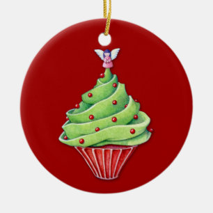 Weihnachtsbaum Roter Kuchen Ornament