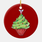 Weihnachtsbaum Roter Kuchen Ornament (Hinten)