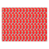 Weihnachtsbaum-Rotmuster Tischdecke (Vorderseite (Horizontal))