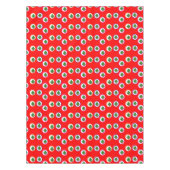 Weihnachtsbaum-Rotmuster Tischdecke (Vorderseite)