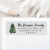 Weihnachtsbaum-Rücksendeadresse (Insitu)