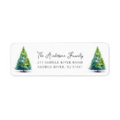 Weihnachtsbaum-Rücksendeadresse (Vorne)