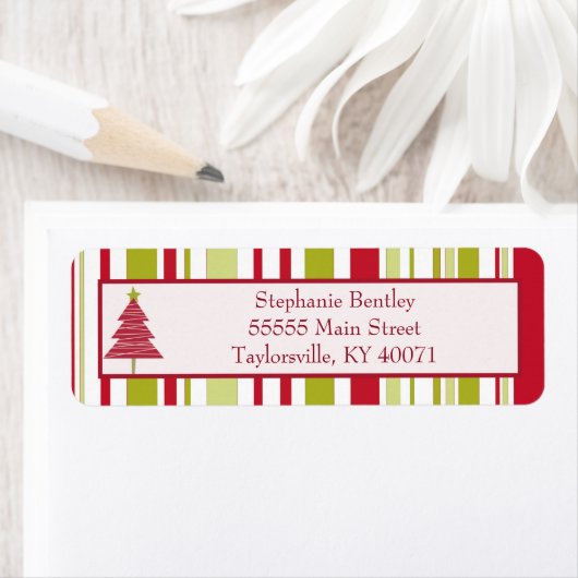 Weihnachtsbaum-Rücksendeadresse (Insitu)