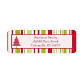 Weihnachtsbaum-Rücksendeadresse (Vorne)