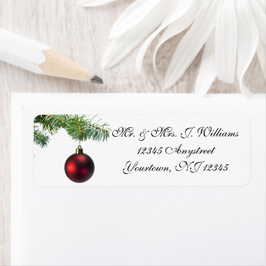 Weihnachtsbaum-Rücksendeadresse (Insitu)