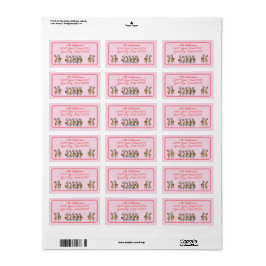 Weihnachtsbaum-Rücksendesiegel Adressaufkleber