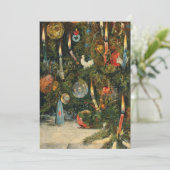 Weihnachtsbaum | Rudolf Bernhard Willmann Feiertagskarte (Stehend Vorderseite)