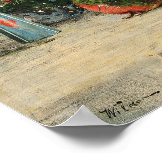 Weihnachtsbaum | Rudolf Bernhard Willmann Poster (Ecke)