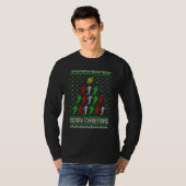 Weihnachtsbaum Rugby T-Shirt (Vorne ganz)