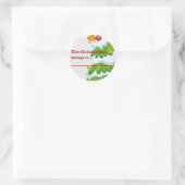 Weihnachtsbaum Runder Aufkleber (Tasche)