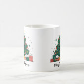 Weihnachtsbaum Saison Grüße Kaffeetasse (Mittel)