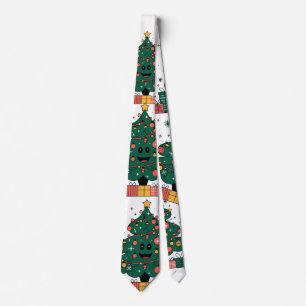 Weihnachtsbaum Saison Grüße Krawatte