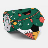 Weihnachtsbaum Saison Grüße Krawatte (Gerollt)