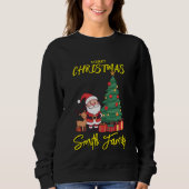 Weihnachtsbaum Santa Clause Sweatshirt (Vorderseite)