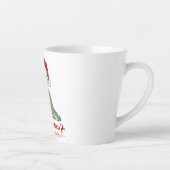Weihnachtsbaum Santa Iguana Milchtasse (Rechts)
