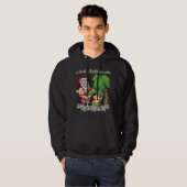 Weihnachtsbaum Santa Mele Kalikimaka Hawaii Palme  Hoodie (Vorne ganz)
