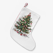 Weihnachtsbaum Santa Merry Weihnachten Kleiner Weihnachtsstrumpf (Vorderansicht (hängend))