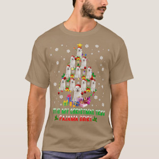 Weihnachtsbaum Santa Samoyed Dog Lover Geschenke T-Shirt
