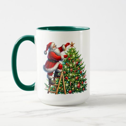 Weihnachtsbaum Santa Tasse (Links)