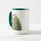 Weihnachtsbaum Santa Tasse (Vorderseite Links)