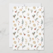 Weihnachtsbaum Save the Date Einladung (Rückseite)