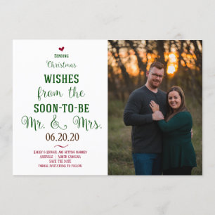 Weihnachtsbaum Save the Date Einladung