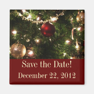 Weihnachtsbaum-Save the Date Magnet