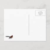 Weihnachtsbaum Save the Date Postkarte (Rückseite)