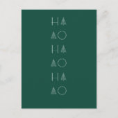 Weihnachtsbaum Scandi Minimalistischer einfacher U Postkarte (Vorderseite)